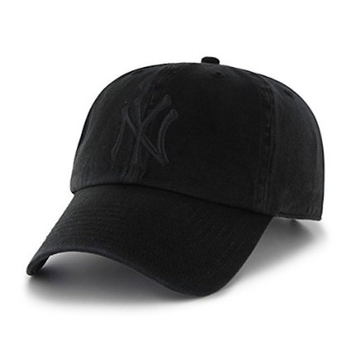 New Yankees 47 Brand Black on Black Clean Up Adjustable Unstructured Hat 